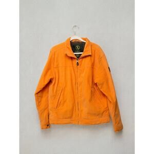 Aigle Corduroy Jacket Burnt Orange Fleece Lined (Men’s L)